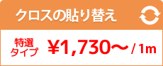 クロスの貼り替え 普及タイプ