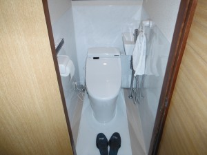 トイレ完成